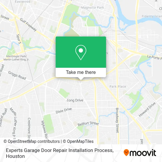 Experts Garage Door Repair Installation Process map