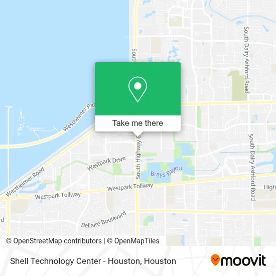 Mapa de Shell Technology Center - Houston