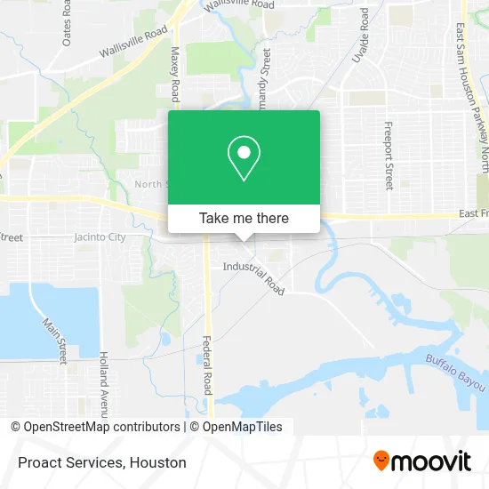 Proact Services map