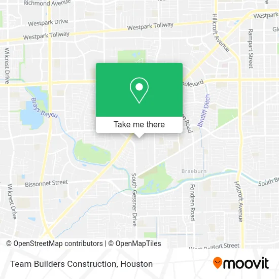 Team Builders Construction map