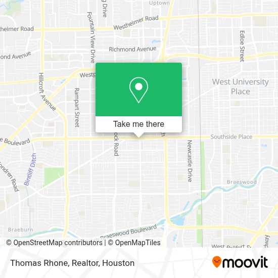 Thomas Rhone, Realtor map