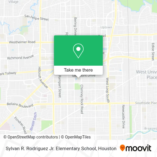 Sylvan R. Rodriguez Jr. Elementary School map
