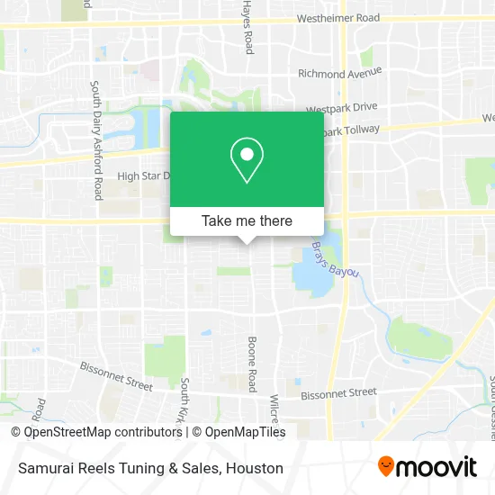 Samurai Reels Tuning & Sales map