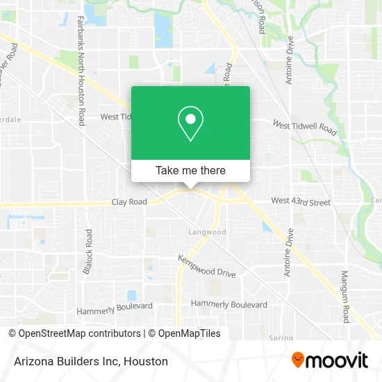Arizona Builders Inc map