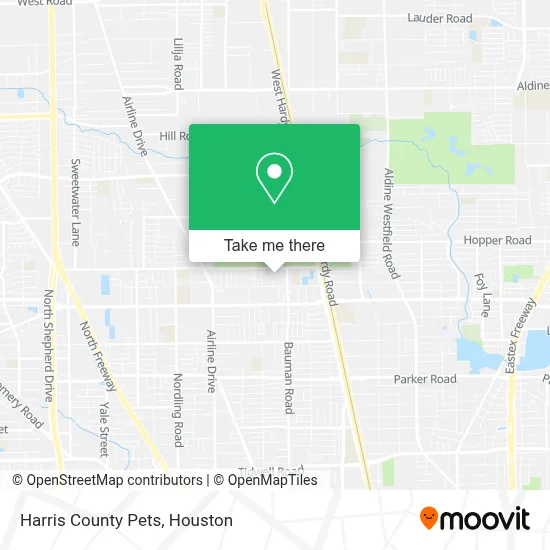 Harris County Pets map