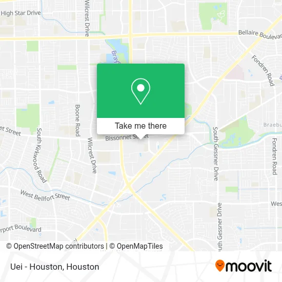 Uei - Houston map