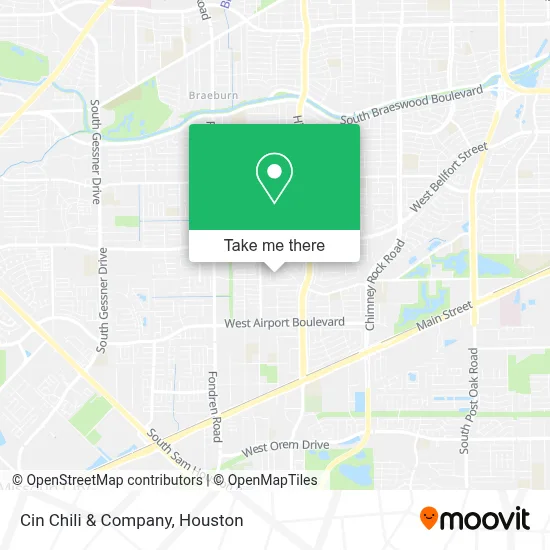 Cin Chili & Company map