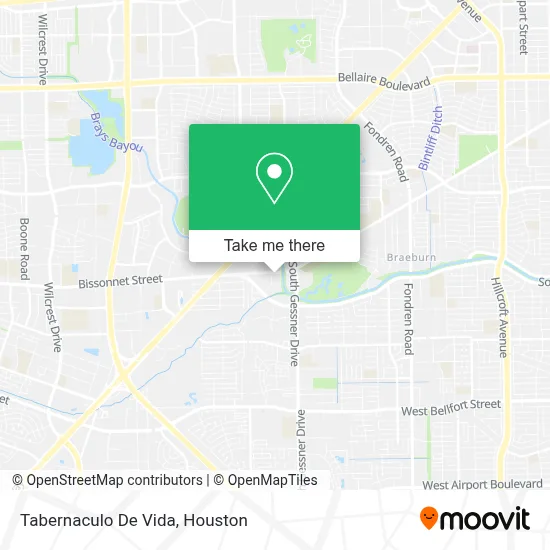 Tabernaculo De Vida map