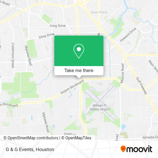 G & G Events map