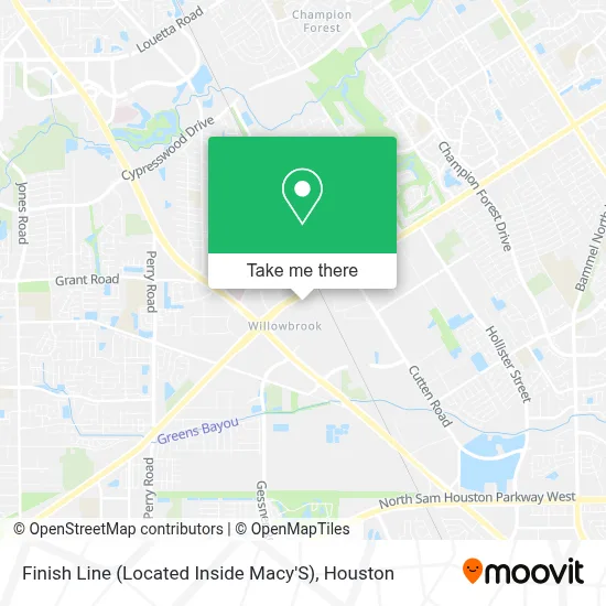 Finish Line (Located Inside Macy'S) map