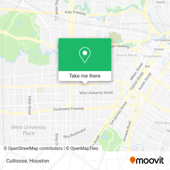 Cutloose map