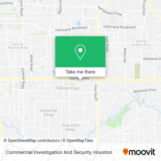 Commercial Investigation And Security map