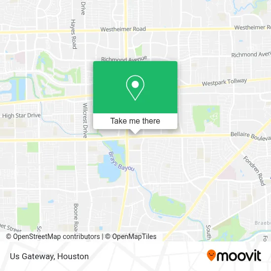 Us Gateway map