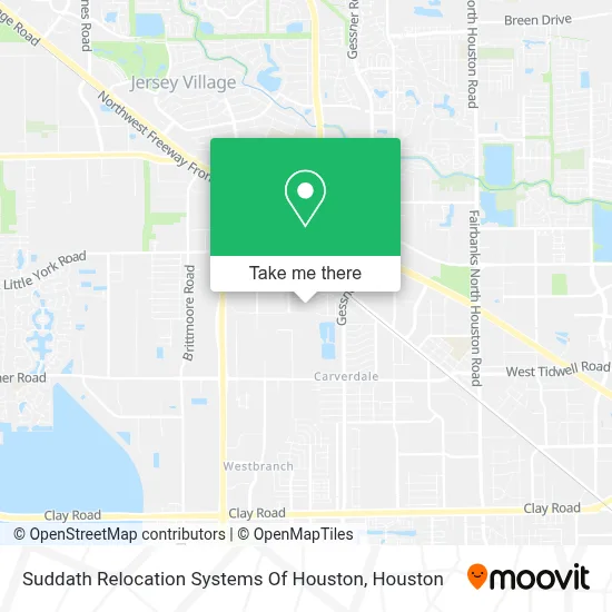Suddath Relocation Systems Of Houston map