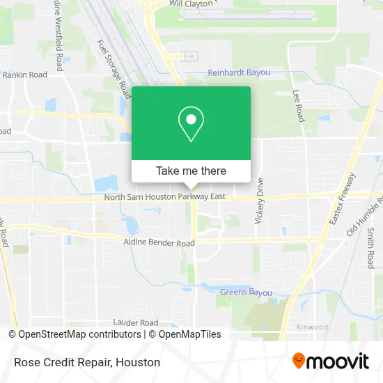 Rose Credit Repair map