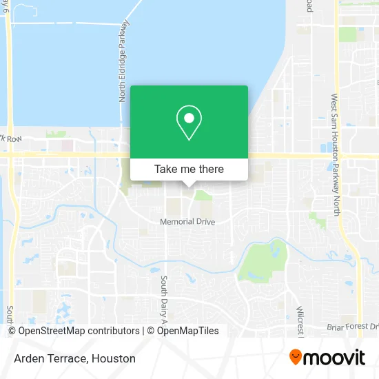 Arden Terrace map