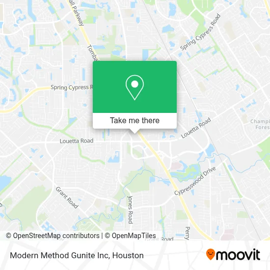Modern Method Gunite Inc map