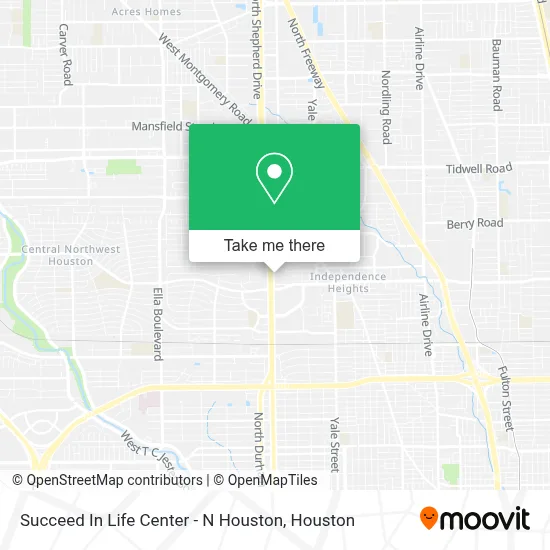 Succeed In Life Center - N Houston map