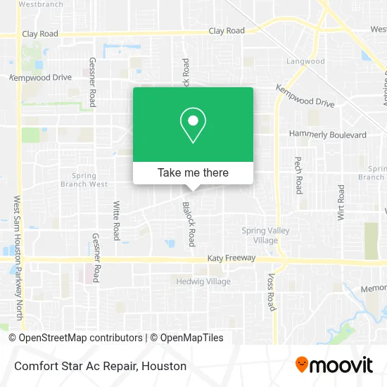 Comfort Star Ac Repair map