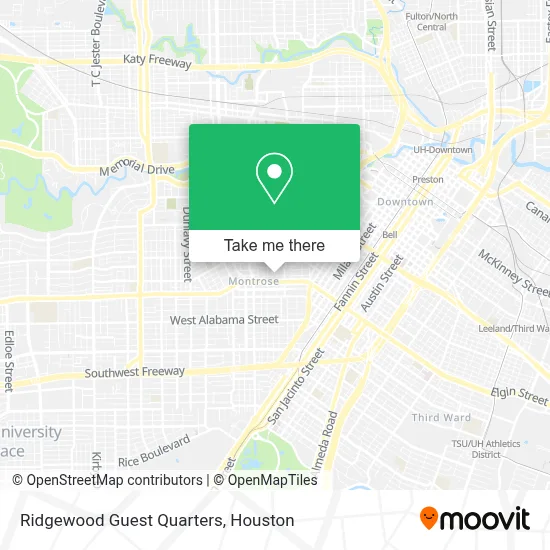Ridgewood Guest Quarters map