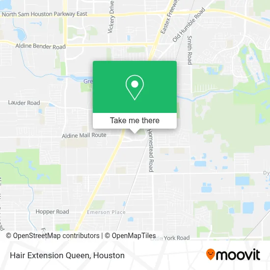 Hair Extension Queen map