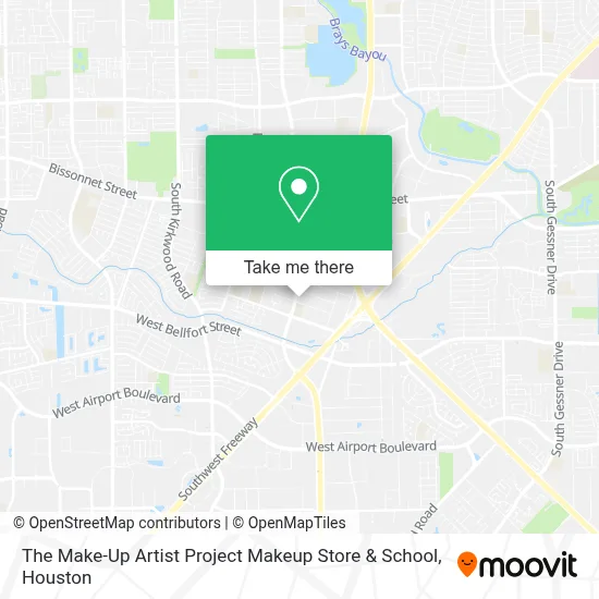 The Make-Up Artist Project Makeup Store & School map