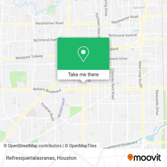 Refresquerialasranas map