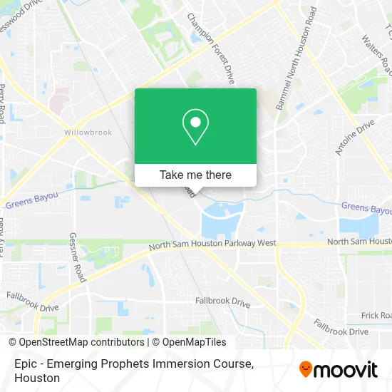 Epic - Emerging Prophets Immersion Course map