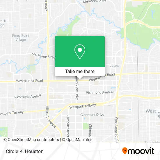 Circle K map