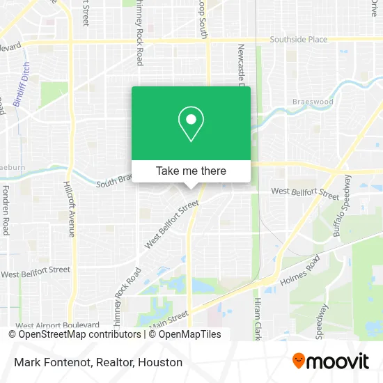 Mark Fontenot, Realtor map