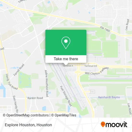 Explore Houston map