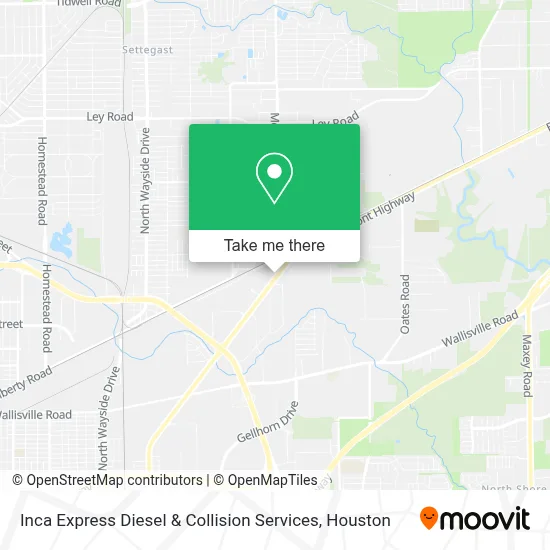 Inca Express Diesel & Collision Services map