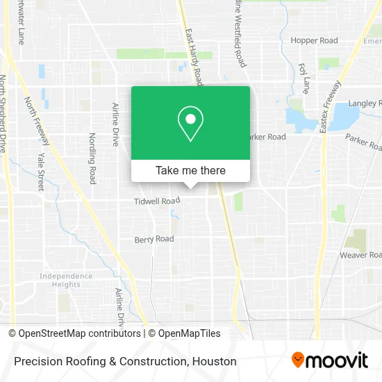 Precision Roofing & Construction map