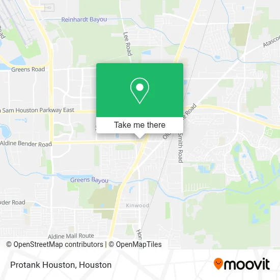 Protank Houston map