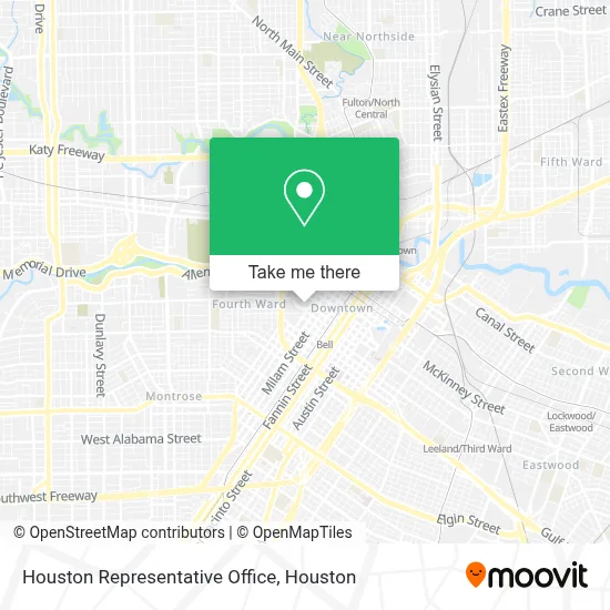 Houston Representative Office map