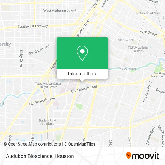 Audubon Bioscience map