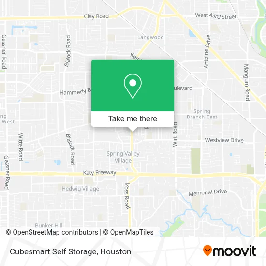 Cubesmart Self Storage map