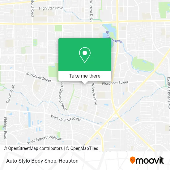 Auto Stylo Body Shop map