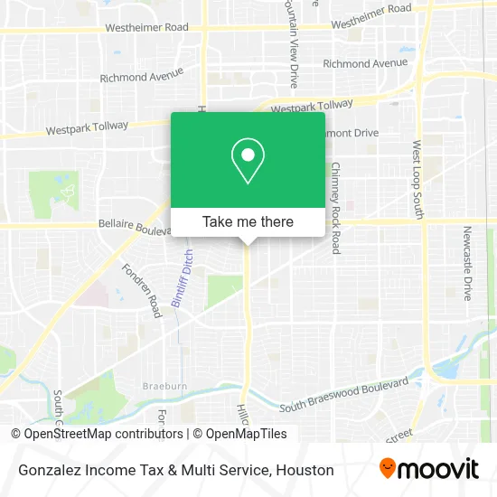 Gonzalez Income Tax & Multi Service map