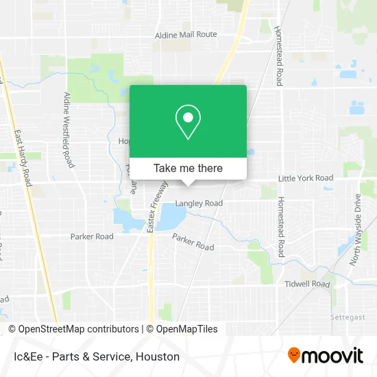 Ic&Ee - Parts & Service map