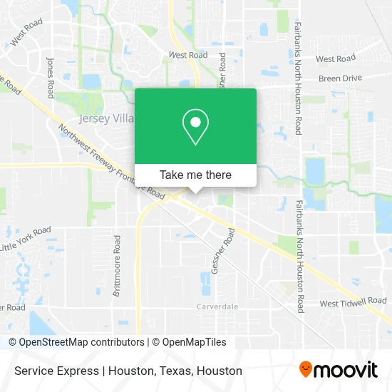 Service Express | Houston, Texas map