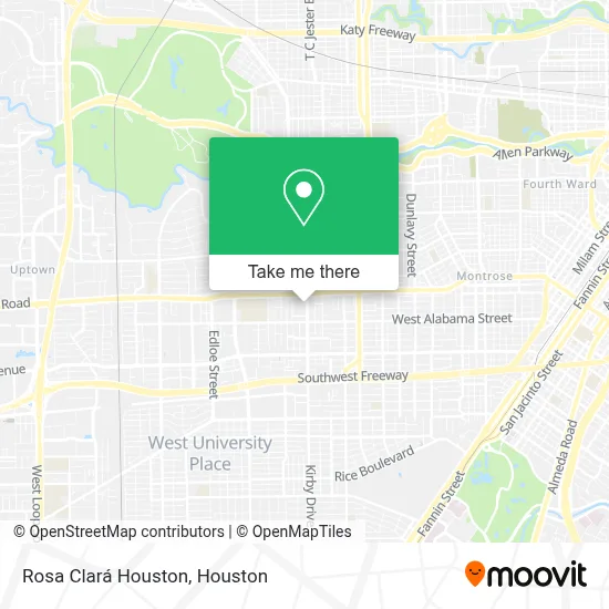 Rosa Clará Houston map