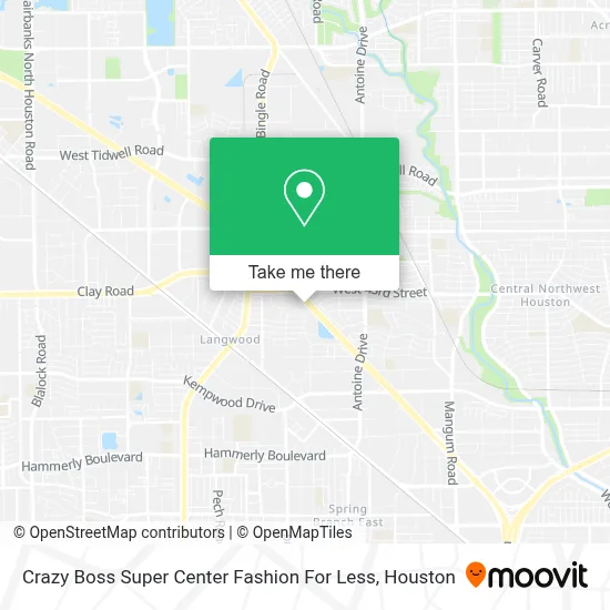 Crazy Boss Super Center Fashion For Less map