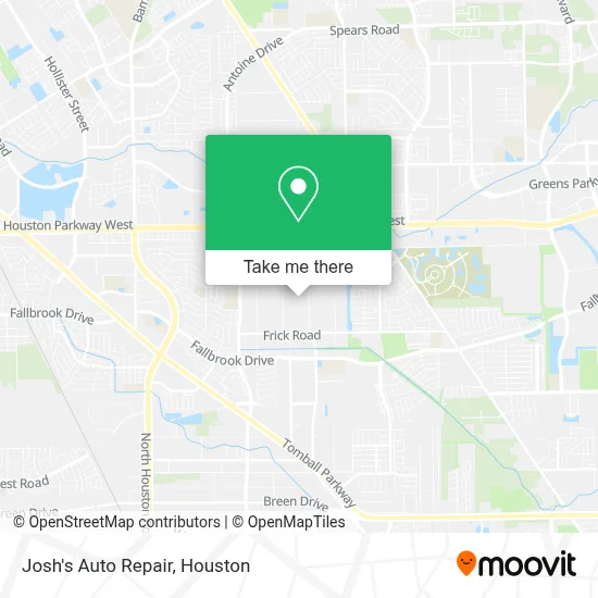 Josh's Auto Repair map