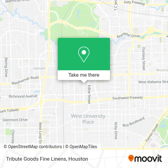 Tribute Goods Fine Linens map