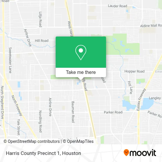 Harris County Precinct 1 map