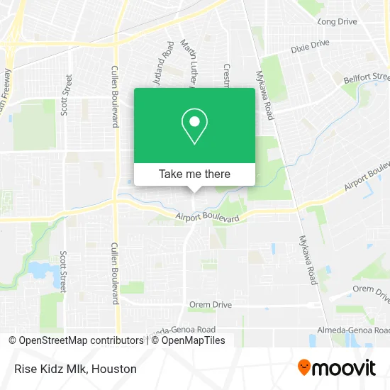 Rise Kidz Mlk map