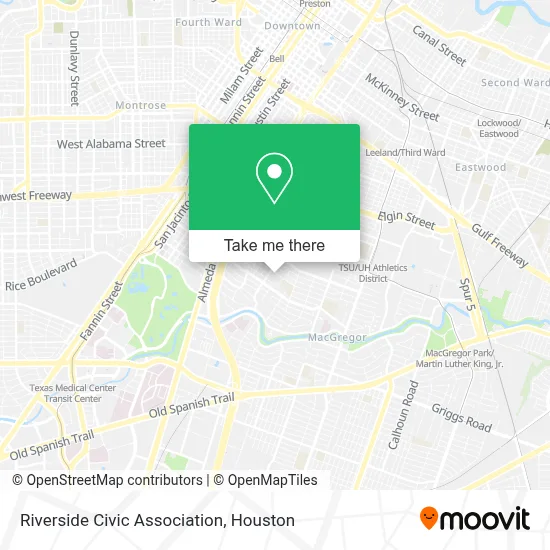 Mapa de Riverside Civic Association