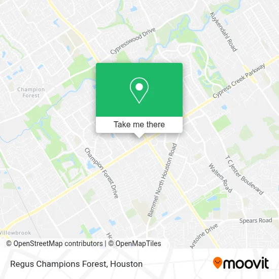 Regus Champions Forest map