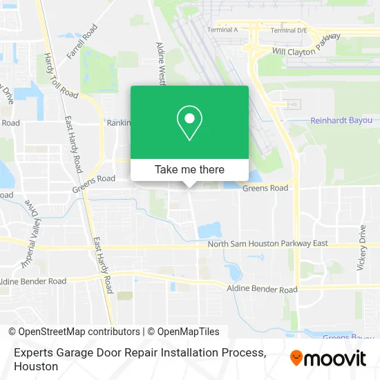 Experts Garage Door Repair Installation Process map